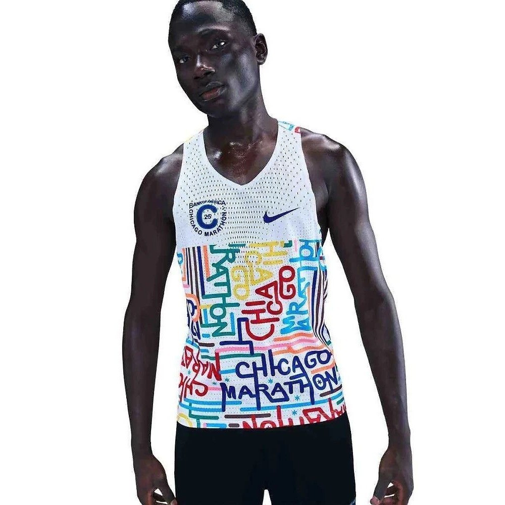 Nike Aeroswift 2025 Chicago Marathon Running Singlet HQ4277-100 Men's Medium NEW